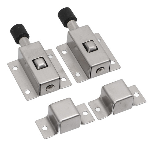 Juego De 2 Cerrojos Para Puerta, Acero Inoxidable, Antirrobo