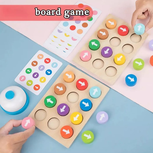 Juego Didáctico De Mesa Patrones De Flechas Y Encaje Niños