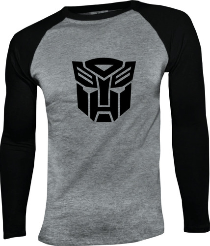 Camiseta Transformers Ranglan Manga Larga 