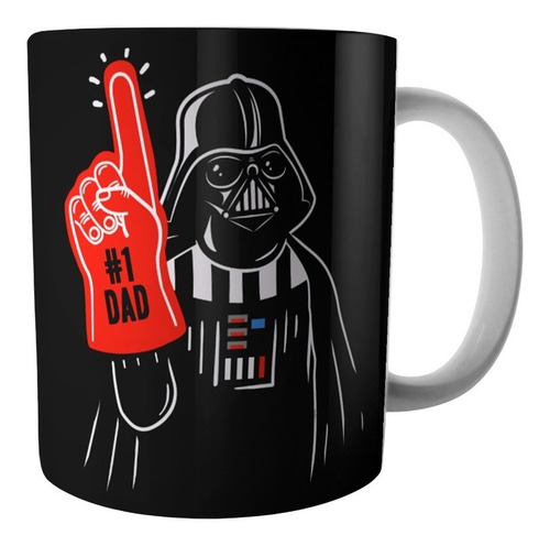 Imagen 2 de 8 de Taza De Ceramica - Star Wars - Dia Del Padre