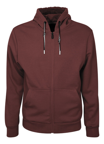 Sudadera Hombre Con Capucha Casual Roosevelt Dlj Con Cierre 