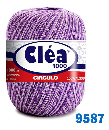 Linha Cléa 1000m Círculo Crochê Cor 9587 - Boneca