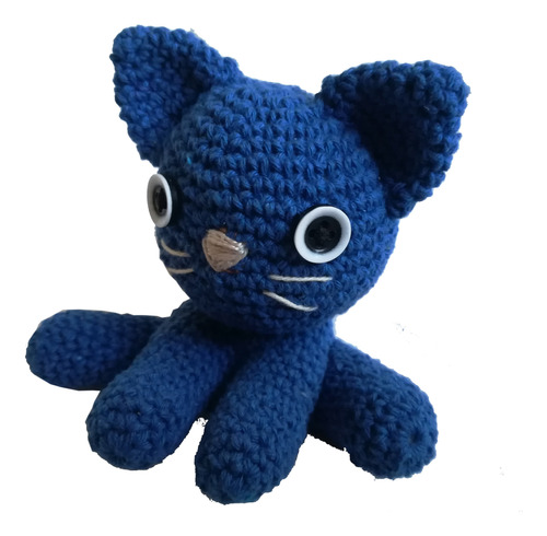 Gato Gatito Sentado Amigurumi Crochet