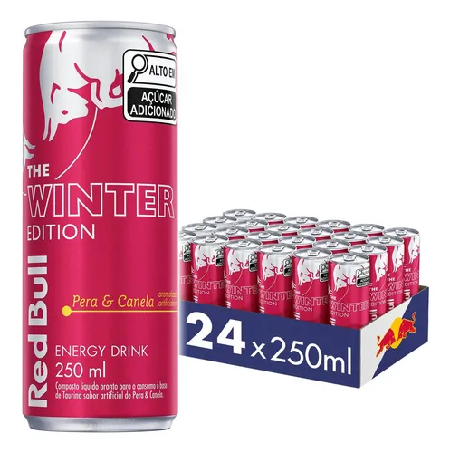 Bebida Energética Red Bull Energeticos Pera E Canela Em Lata Menor preço em Bebida Energética Red Bull Energeticos Pera E Canela Em Lata