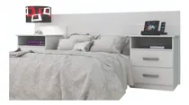 Comprar Respaldo Cabecera 2 Plazas Sommier Dormitorio Mesas De Luz