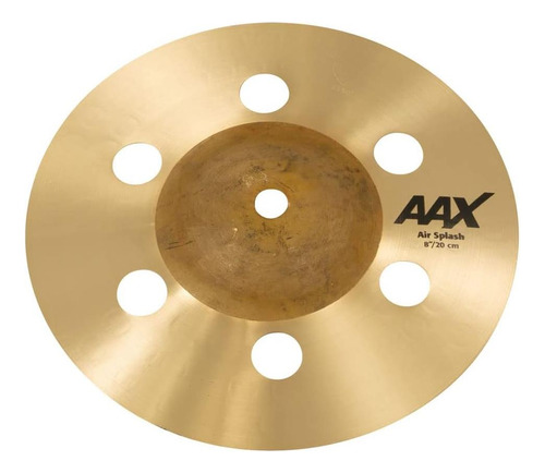 Sabian 8 Aax Air Splash, Brillante Acabado