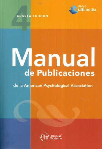 Libro Manual De Publicaciones De La American Phychological A