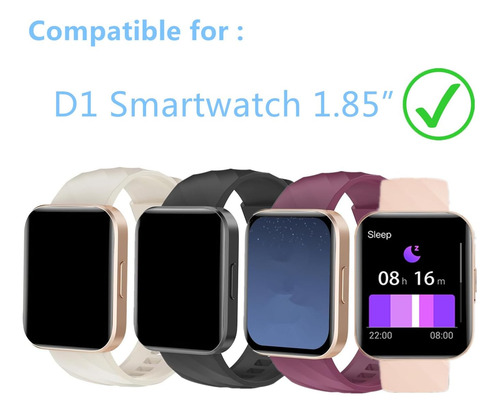Protector De Pantalla Dakofied D1 Smart Watch Tpu Transparen