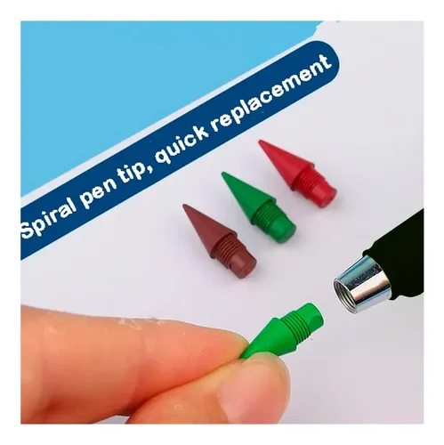 Lápiz Eterno Dibujo Kawaii 2lapices + Repuestos Diy Prec10