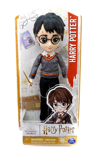 Harry Potter Muñeco Articulado Figura Original Mago Varita