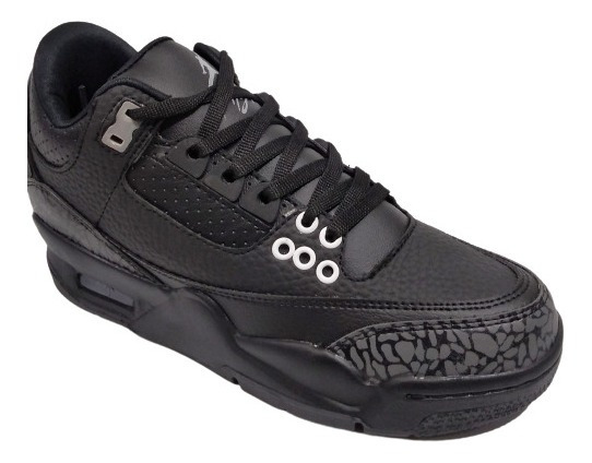 Zapatos Jordan 3 Negros | MercadoLibre 📦