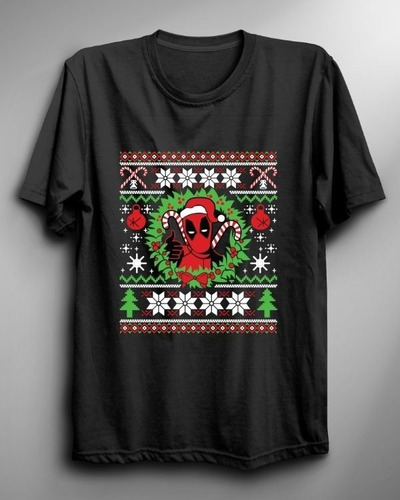 Polera De Deadpool - Navidad