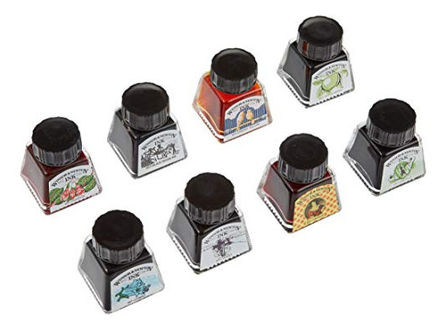 Set De 8 Colores De Tinta Para Dibujo Winsor & Newton, 14 Ml