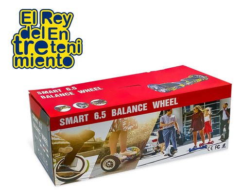 Skate Hoverboard Electrico 6.5 Bluetooth Luces Led N1 El Rey