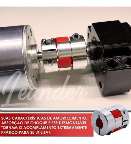 1 Peça - Acoplamento Flexível 8mm X 10mm Cnc Router 3d Eixo