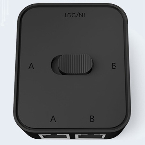 Seletor De Switch De Rede Crystally-2x 2 Portas Rj45 Lan Cat