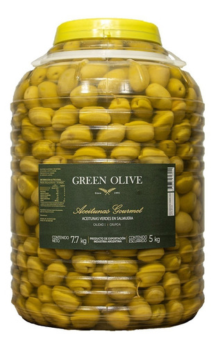 Aceitunas Verdes 000 Grandes X 5 Kilos Esc