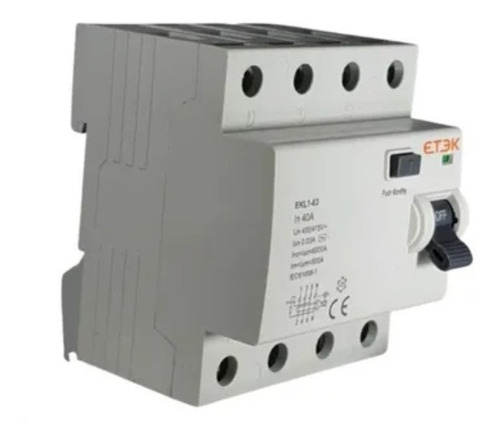 Disjuntor Diferencial Residual Dr Trifásico 4p 3f+n 40a/63a