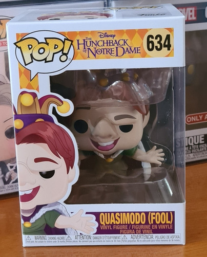 Funko Pop Quasimodo Fool 634, The Hunchback Notre Dame.