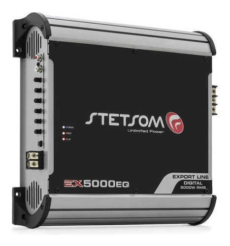 Módulo Amplificador Stetsom Ex5000eq 1 Ch 5000w 1 E 2 Ohms