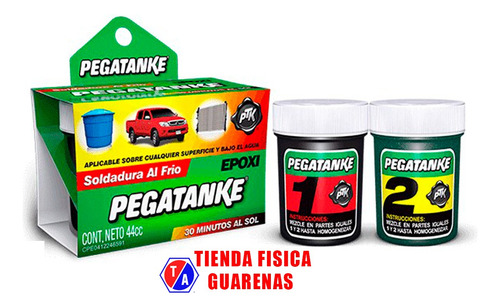 Pega Tanke Soldadura Clásico Epoxi A/b Original 43cc