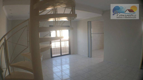 Imagem 8 de 30 de Cobertura Com 3 Dormitórios À Venda, 270 M² Por R$ 700.000,00 - Vila Assunção - Praia Grande/sp - Co0065