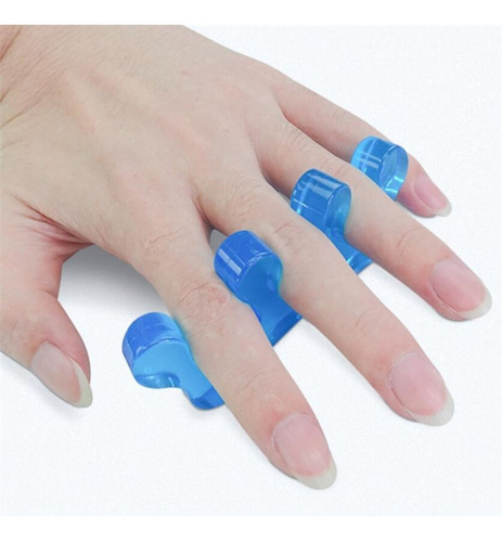 Imagem 5 de 9 de Para Dedos Do Pé E Mãos Manicure Pedicure Separador Silicone