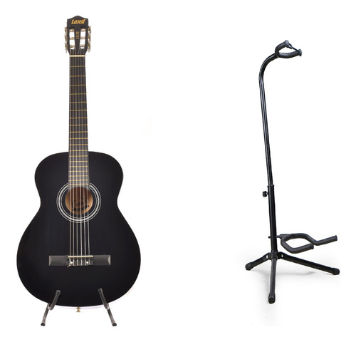 Violão Land Acústico Nylon Preto Ln-39 Pu - Iniciante