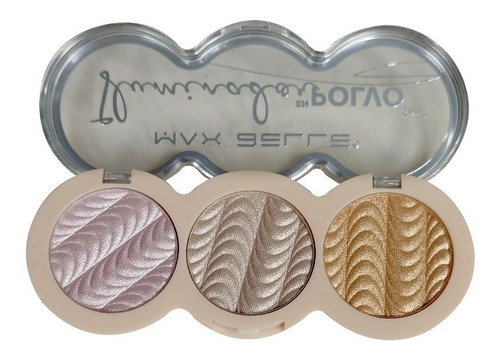 6 Iluminador De 3 Color Max Belleza 10.5g