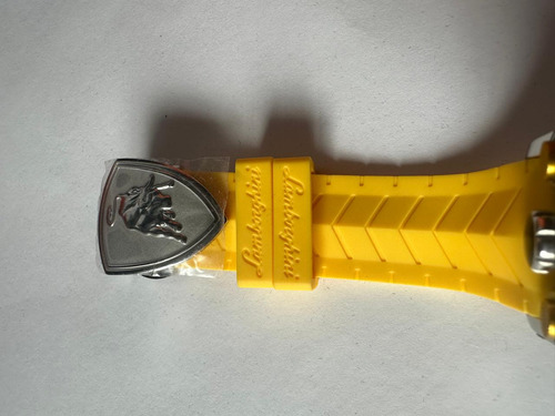 Reloj Lamborghini Plata/amarillo/negro Fullset Hombre Amarillo Plateado Negro/amarillo (Usado)