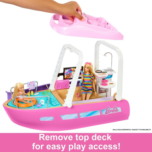 Barbie Juego De Dream Boat Con Más De 20 Piezas