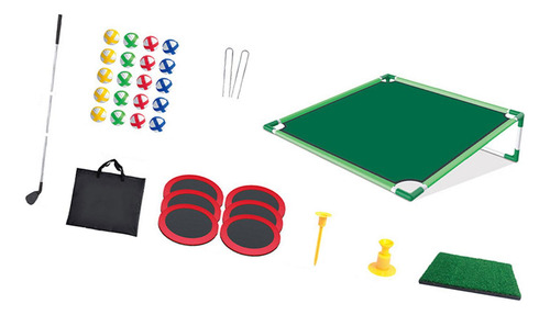 Juego De Golf Pong, Incluye Pelotas De Golf Bastidor Único
