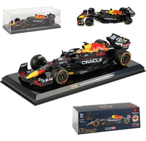 Red Bull F1 Rb18 2022 Escala 1:24 #1 Verstappen / #11 Perez 