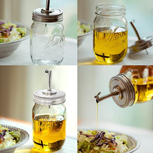 Tarro Yueton, 2 Unidades, Tapa Con Boquilla Para Aceite De O