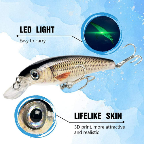 Cebo De Pesca Robótico Electrónico Inteligente