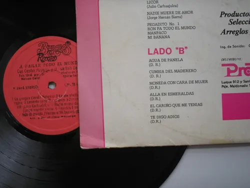 Combo Mayorca Cuarteto Banana Todos A Bailar Lp Vinilo 1984 (Usado)