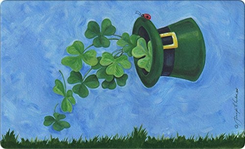 Toland Home Garden Shamrock Shower 18 X 30 Pulgadas Alfombri