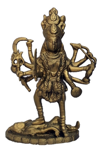 Figura De La Diosa Hindú Kali 20cm