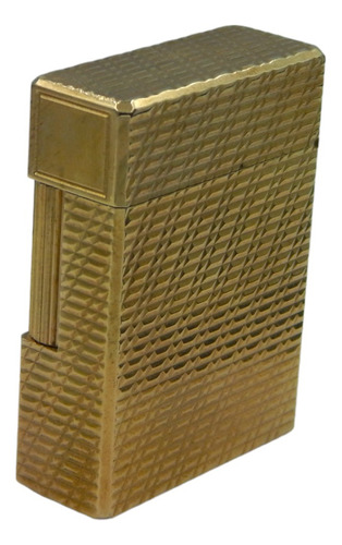 Encendedor De Lujo S.t. Dupont Bañado En Oro (Usado)