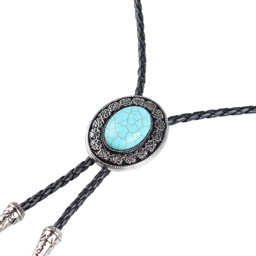 Collar De Corbata Bolo Tie Estilo Vintage Vaquero Occidental