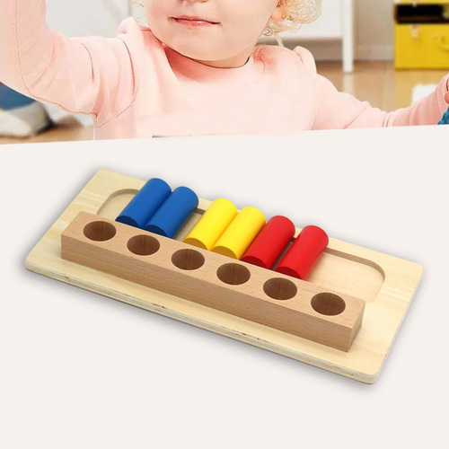 Caja De Clavijas De Madera, Juguetes Sensoriales, Juguete