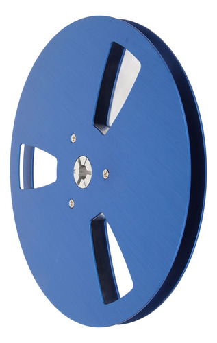 Bobina Vacía De Aleación De Aluminio Azul De 1/4 Y 7 Pulgada