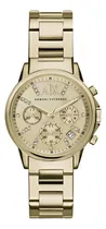Comprar Armani Exchange - Reloj Para Mujer De Cuarzo Y Acero Inoxida Color de la correa Dorado Color del bisel Dorado Color del fondo Dorado