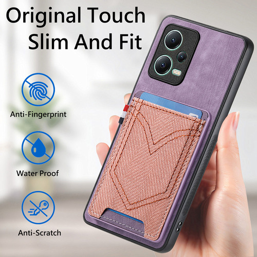 Funda Tipo Cartera De Piel Con Tarjetero Vertical Para Xiaom
