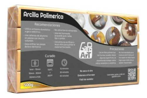 Arcilla Polimérica Gapoart 500g Colores Metalizados!