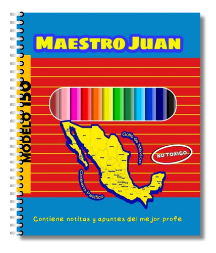 Libreta Francesa Personalizada Para Maestro Mapita