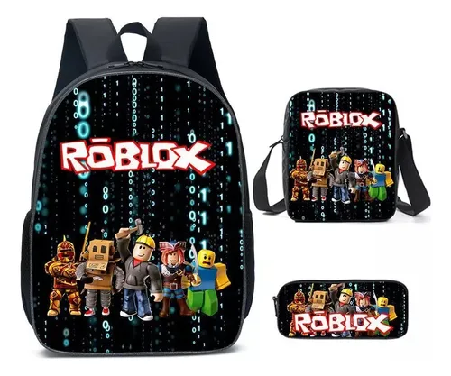 Juego De Mochilas Y Bolsas Para Portátil Roblox, Juego De 3 Color 06