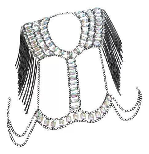 Accesorios De Bikini Sexy Con Cadena Corporal Para Mujer