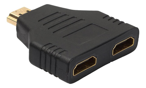 Adaptador Hdmi 1080p De Doble Puerto 2 En 1 Converter