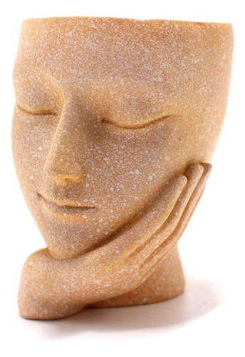Adorno Para Maceta Con Forma De Cara Bonita, Innovadora Resi